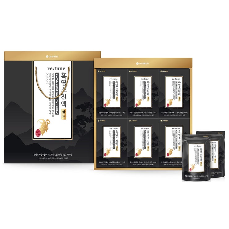 리튠 흑염소 진액 50ml x 24포x 4 리튠 흑염소 진액 50ml x 24포x 4