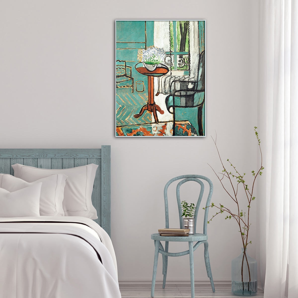 지클레 그림 액자 (80 x 60cm 또는 60 x 80cm) - 앙리 마티스, 창문