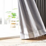 암막커튼 650x230/240 - 패턴 E (블루 그레이)
