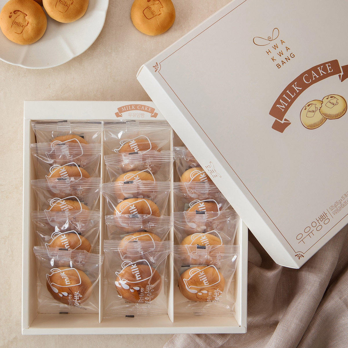 화과방 우유양빵 35g x 15입x 2