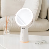 무아스 360도 회전 듀얼 무선 LED 거울 MLMMR9