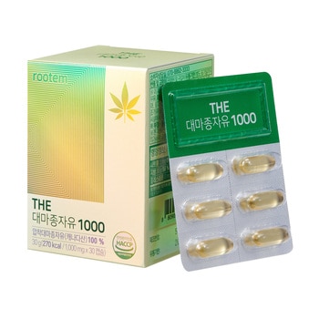 루템 THE 대마종자유1000/1000mg x 30캡슐x 2