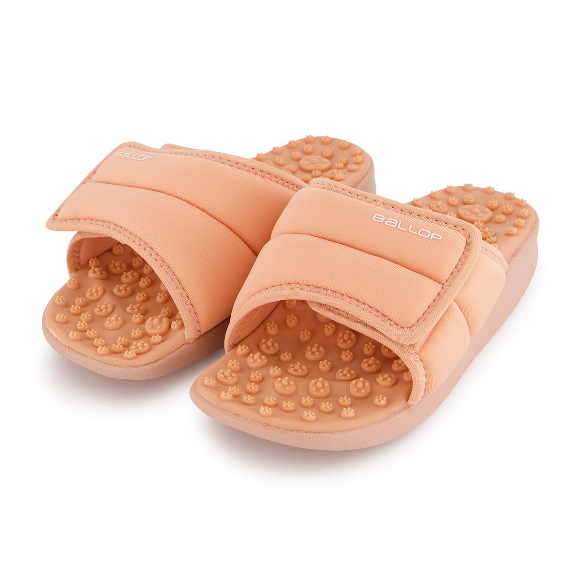 밸롭 성인 뉴 지압 슬리퍼 - 여성 핑크, 240mm