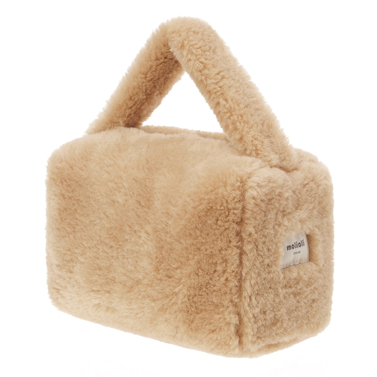 몰리올리 인조퍼 토트백