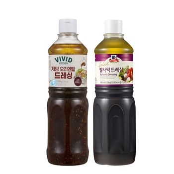 비비드키친 저당 오리엔탈드레싱 + 맥코믹발사믹드레싱