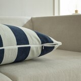 알러텍트 테리 데코 쿠션 - 그레이/네이비