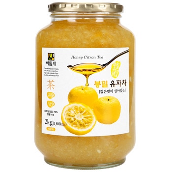 씨밀레 봉밀 유자차 2kg + 레몬차 2kg 씨밀레 봉밀 유자차 2kg + 레몬차 2kg