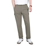 케네스콜 남성 나일론 스판 바지 - 카키, 36