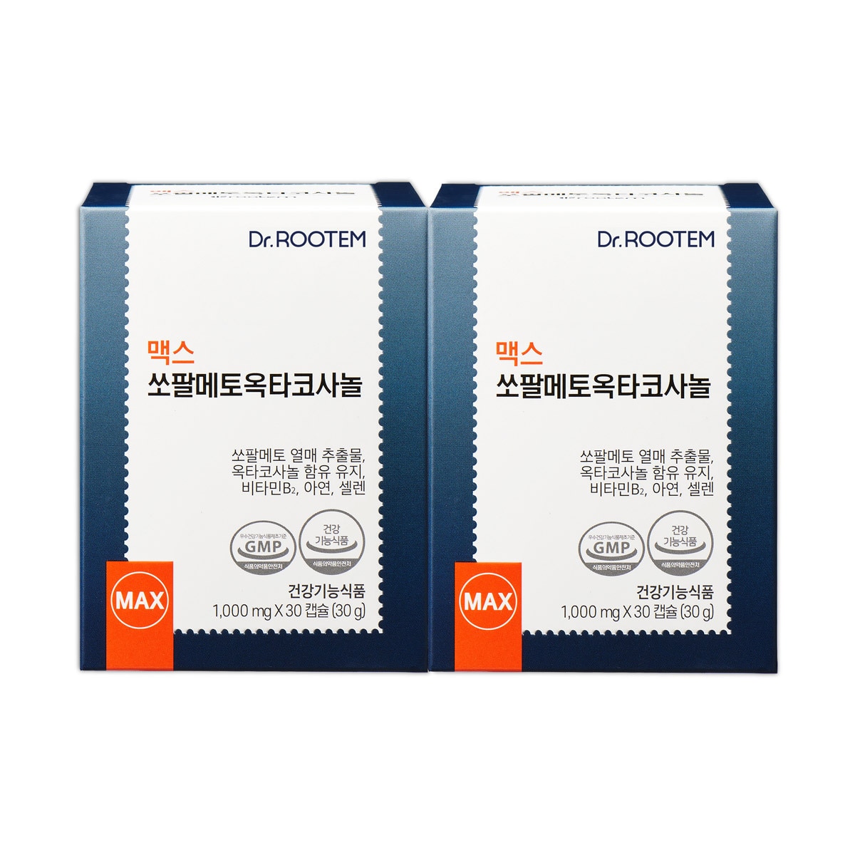 루템맥스쏘팔메토옥타코사놀1,000mg x 30캡슐x 2
