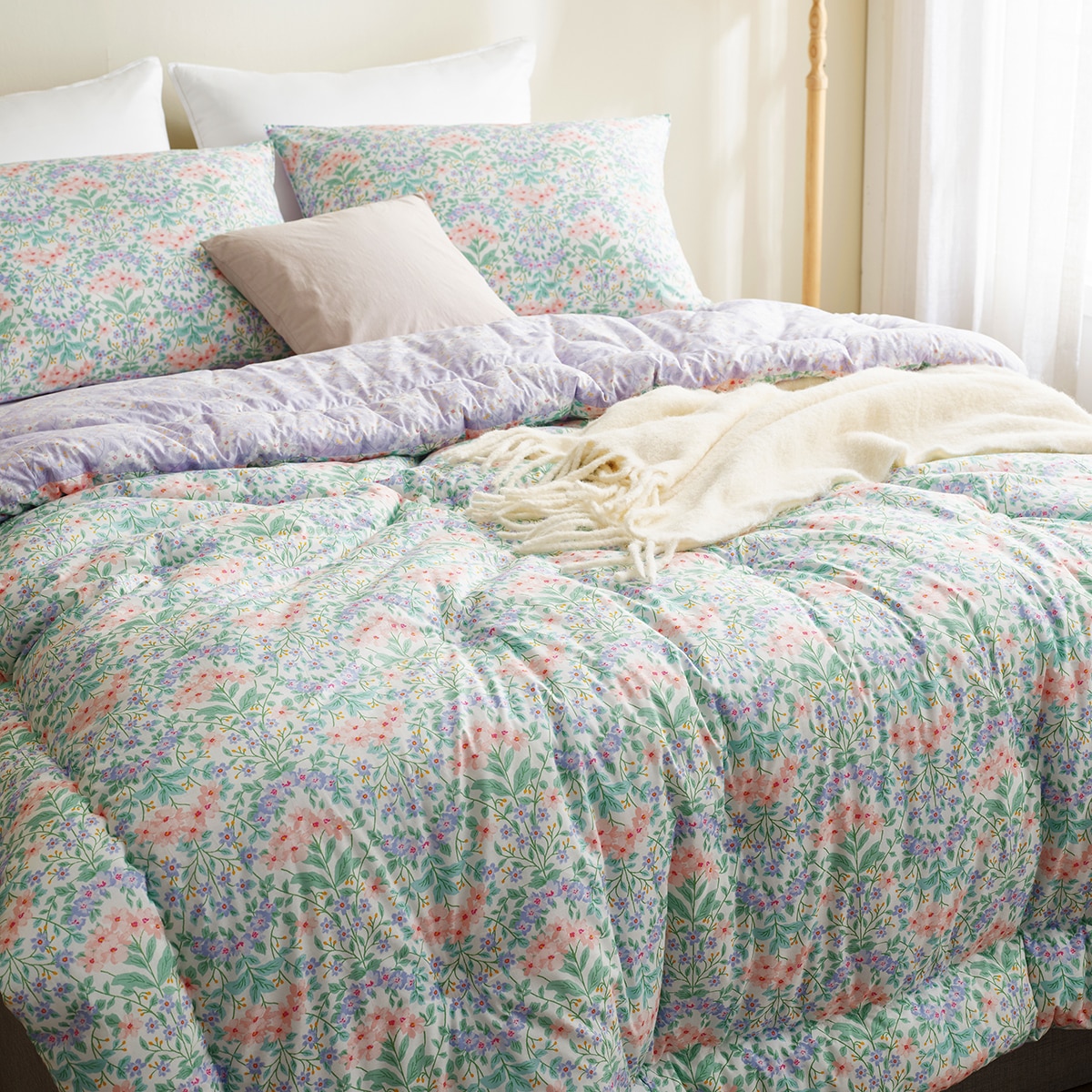 박홍근홈패션 고밀도 면 프린트 차렵이불 - 퀸, 멀티 박홍근홈패션 고밀도 면 프린트 차렵이불 - 퀸, 멀티