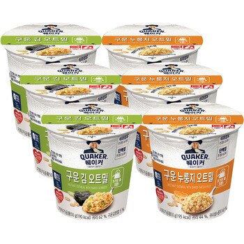 퀘이커 컵 오트밀 50g x 12 퀘이커 컵 오트밀 50g x 12