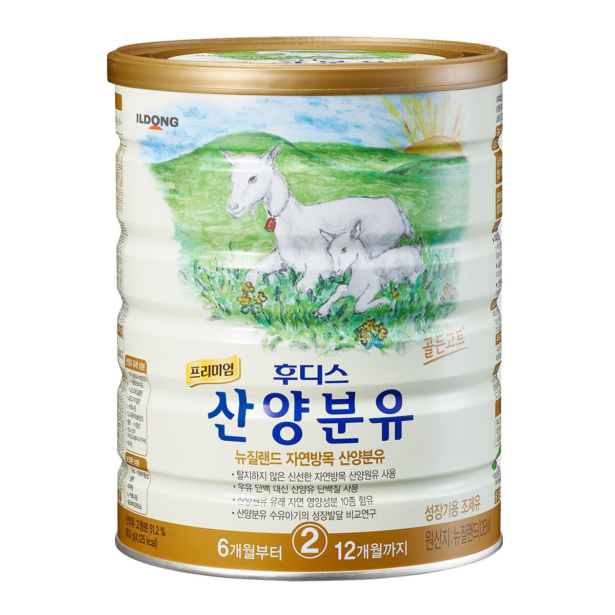 일동후디스 프리미엄 산양분유 2단계 800g x 4