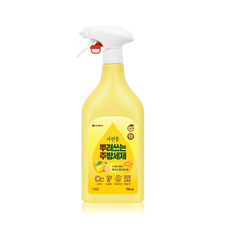 자연퐁 뿌려쓰는 주방세제 750ml x 3 - 레몬