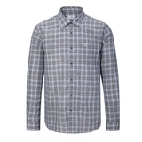 카운테스마라 남성 긴소매 린넨 셔츠 - 브라운, S