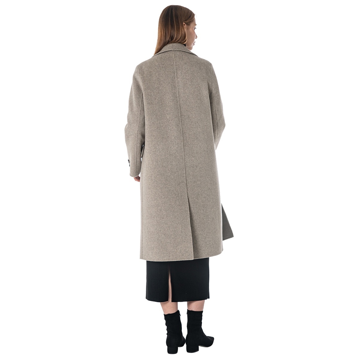 비지트 인 뉴욕 여성 캐시미어혼방 구스안감 코트 - 오트밀, M 비지트 인 뉴욕 여성 캐시미어혼방 구스안감 코트 - 오트밀, M