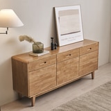 핀란디아 마로네 높은 거실장 (1800)