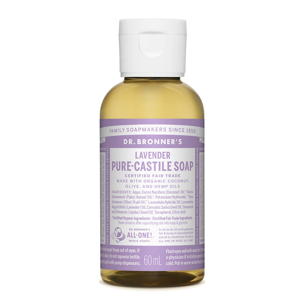 닥터브로너스 캐스틸 솝 클렌저 950ml + 60ml - 라벤더