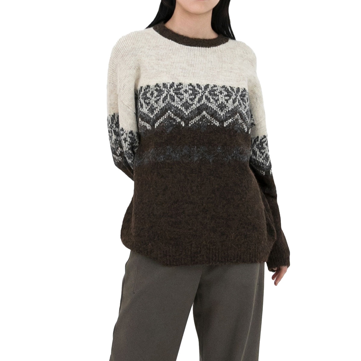 르샵 여성 오버핏 스웨터