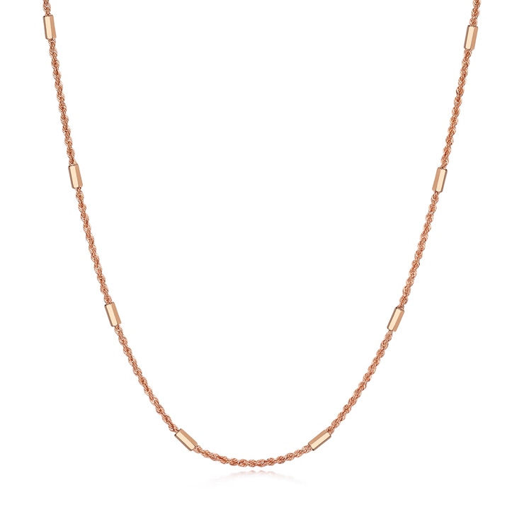 Lond Liane D'or 18K Pink Gold Necklace 681474