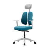 듀오백 패브릭 의자 D2500G-FSW - 블루그린