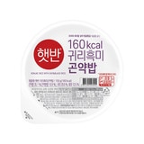 햇반 귀리 흑미 곤약밥 150g x 24