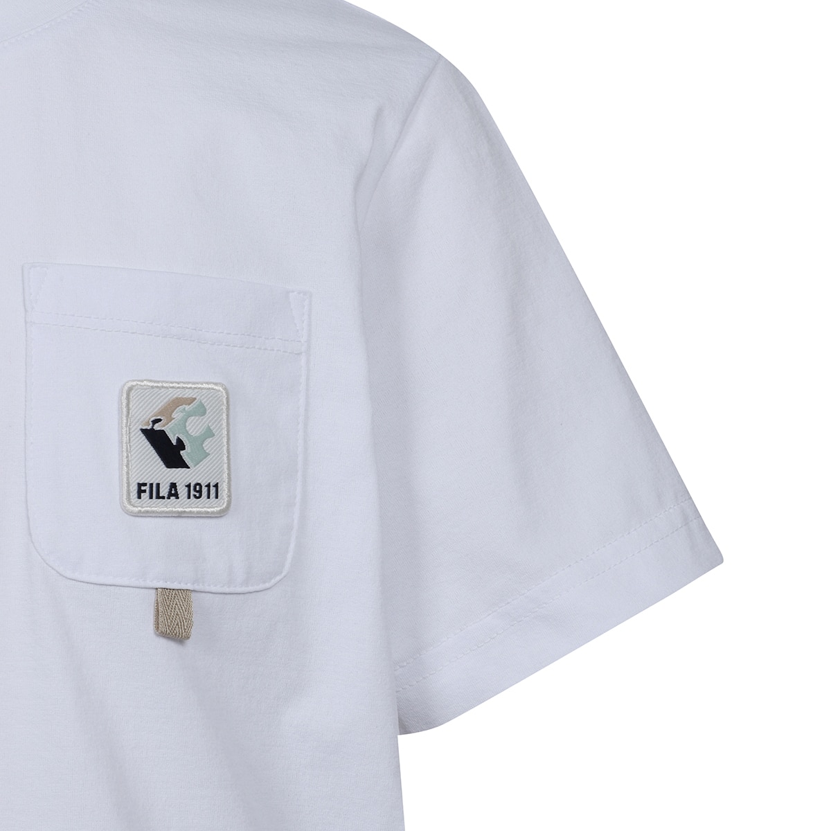 휠라 키즈 상하의 2PC 세트 - 화이트/네이비