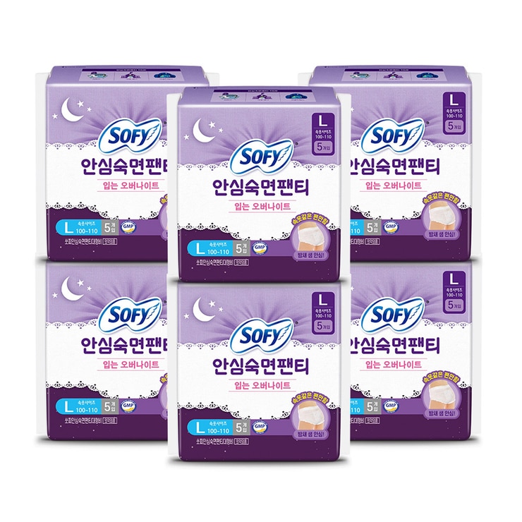 쏘피 안심숙면팬티 5개 x 6팩 - 대형 쏘피 안심숙면팬티 5개 x 6팩 - 대형
