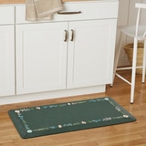 Town & Country 컴포트 겔 주방 매트 50x106cm - 그린 (플로럴)