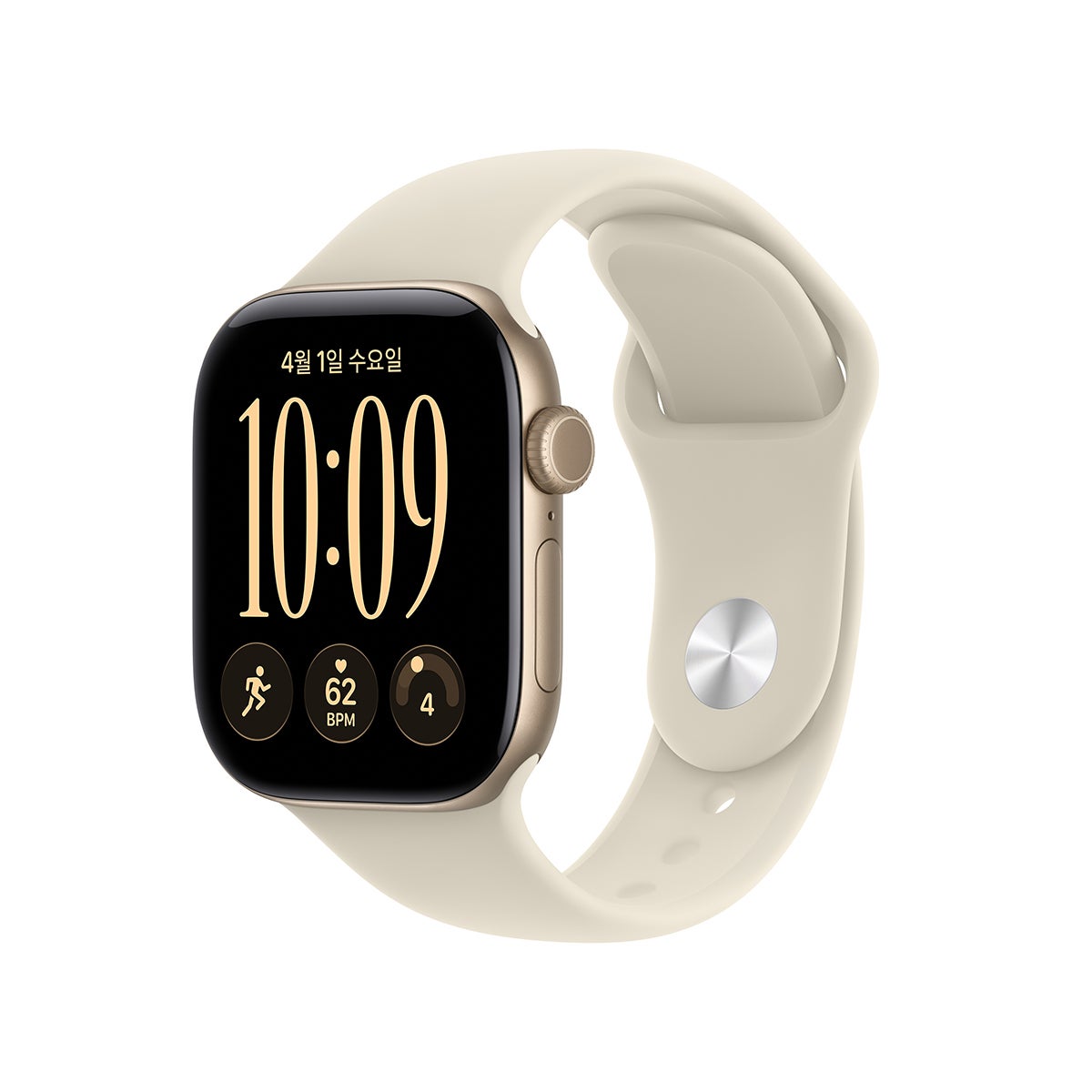 Apple 워치 시리즈 12 GPS 42mm 라이트 골드