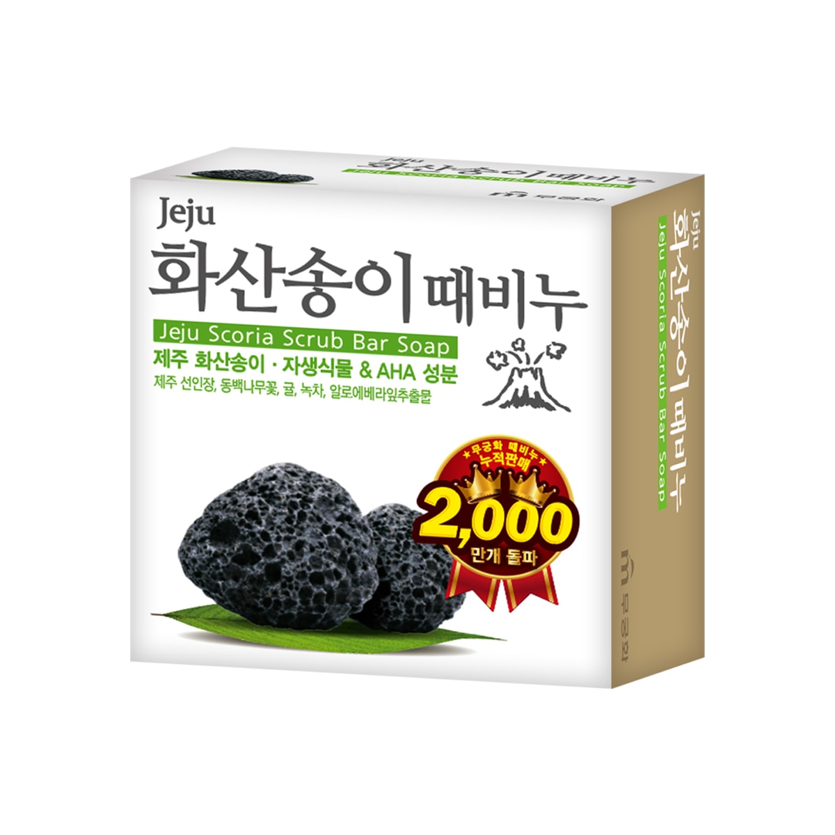 무궁화 제주 화산송이 때비누 100g x 24입