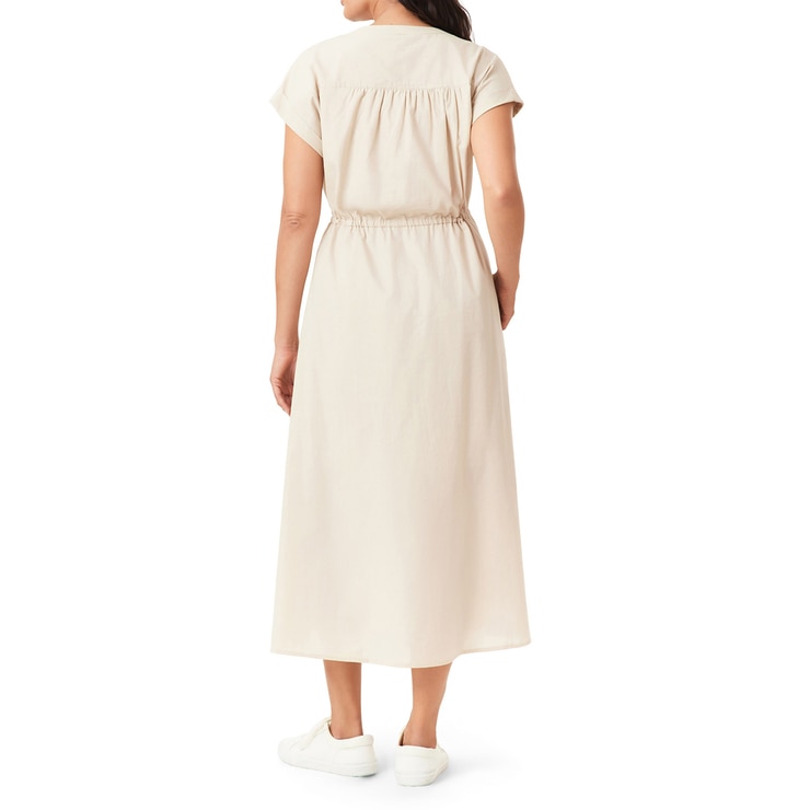 스카치 앤 소다 여성 코튼 롱 원피스 - 베이지