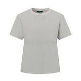 네파 여성 우븐 반소매 티셔츠 - 라이트 베이지