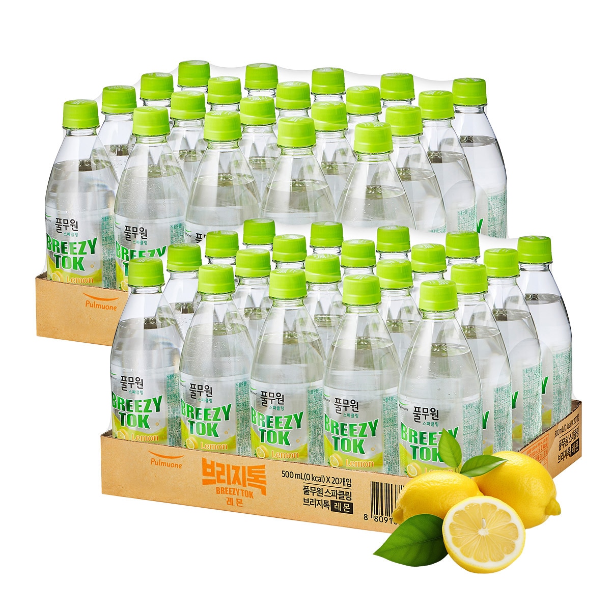 브리지톡 탄산수 레몬 500ml x 40