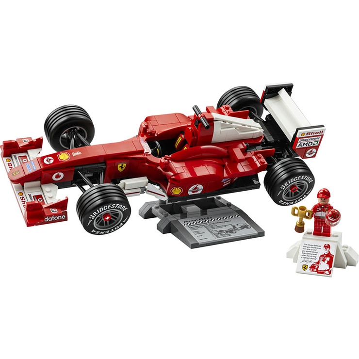 레고 아이콘 Ferrari F2004와 미하엘 슈마허 11375