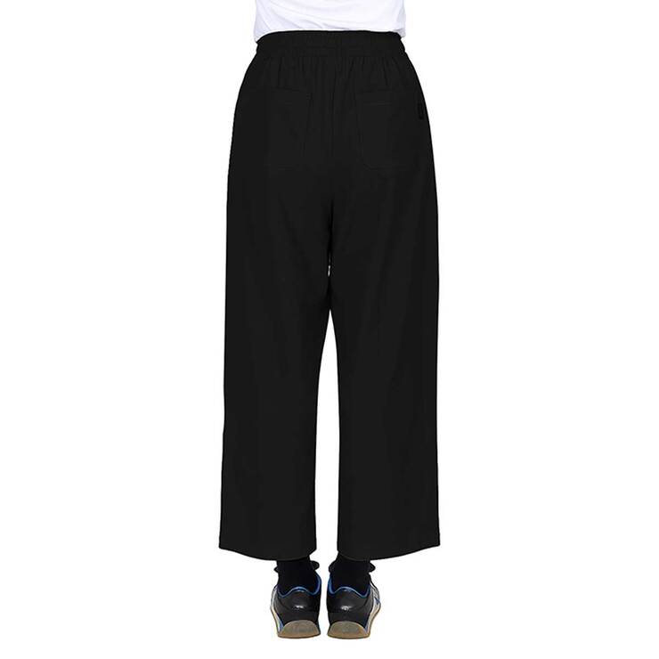 케네스콜 여성 나일론 밴딩 팬츠 - 블랙