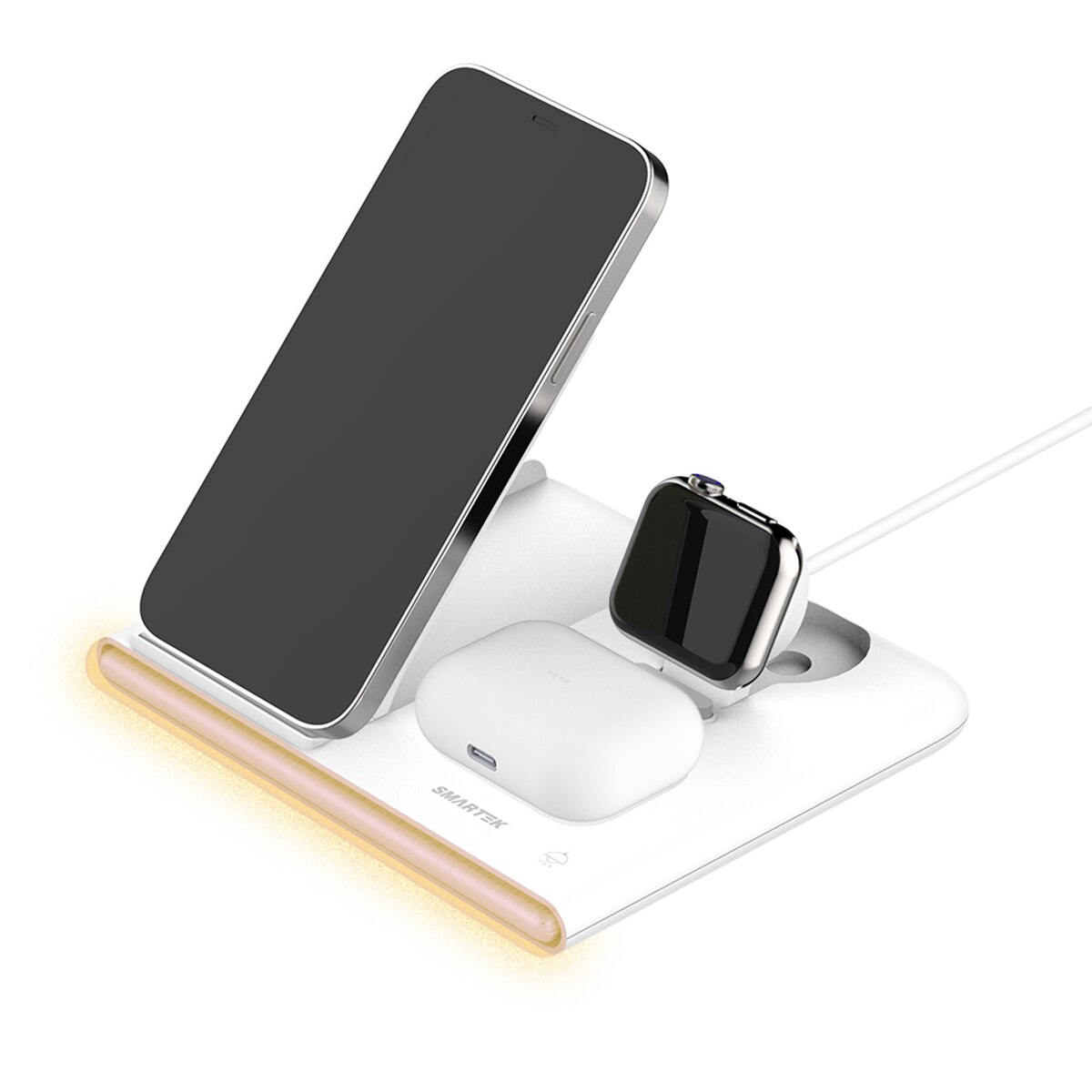 스마텍 3 in 1 접이식 멀티 무선 고속 충전기