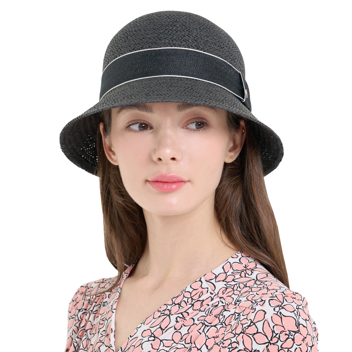 안드레아바나 여성 클로슈 햇 - 블랙 안드레아바나 여성 클로슈 햇 - 블랙