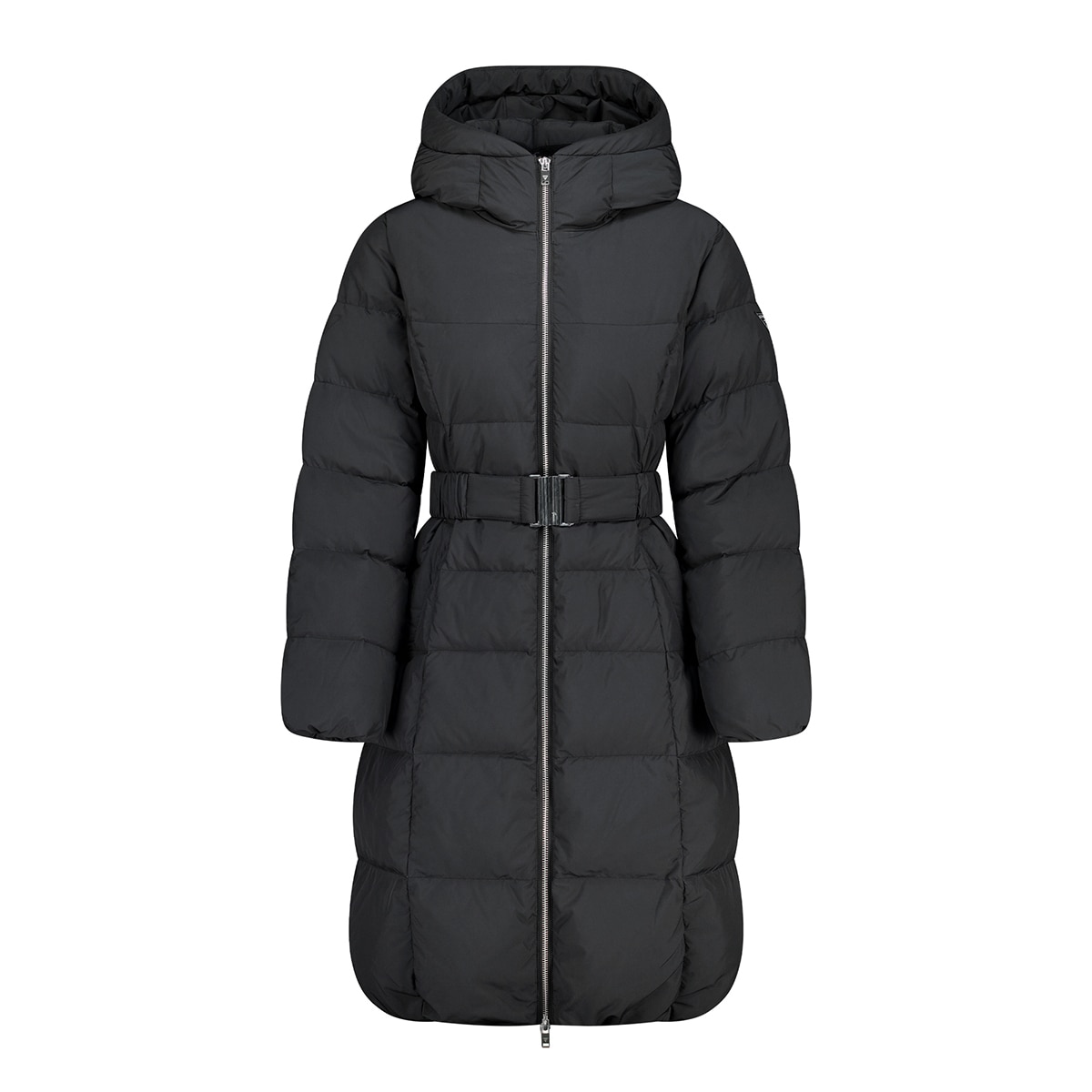 게스 여성 슬림 롱 덕다운 재킷 - 블랙 게스 여성 슬림 롱 덕다운 재킷 - 블랙