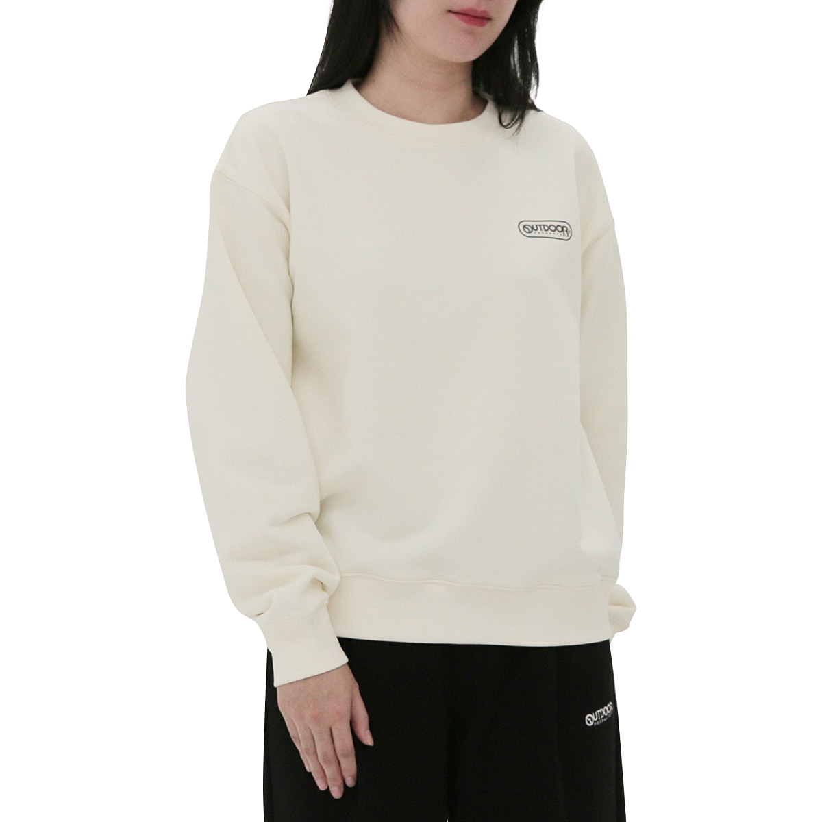 아웃도어 프로덕츠 여성 스웨트셔츠 - 크림, M