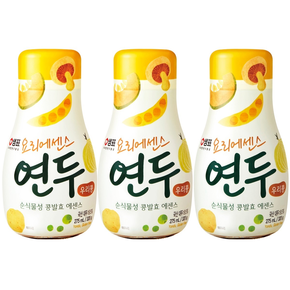 샘표 연두 우리콩 요리 에센스 320g x 3