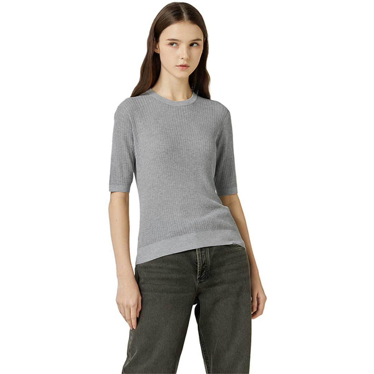 리디아 바인 여성 레이온 혼방 반소매 니트 리디아 바인 여성 레이온 혼방 반소매 니트