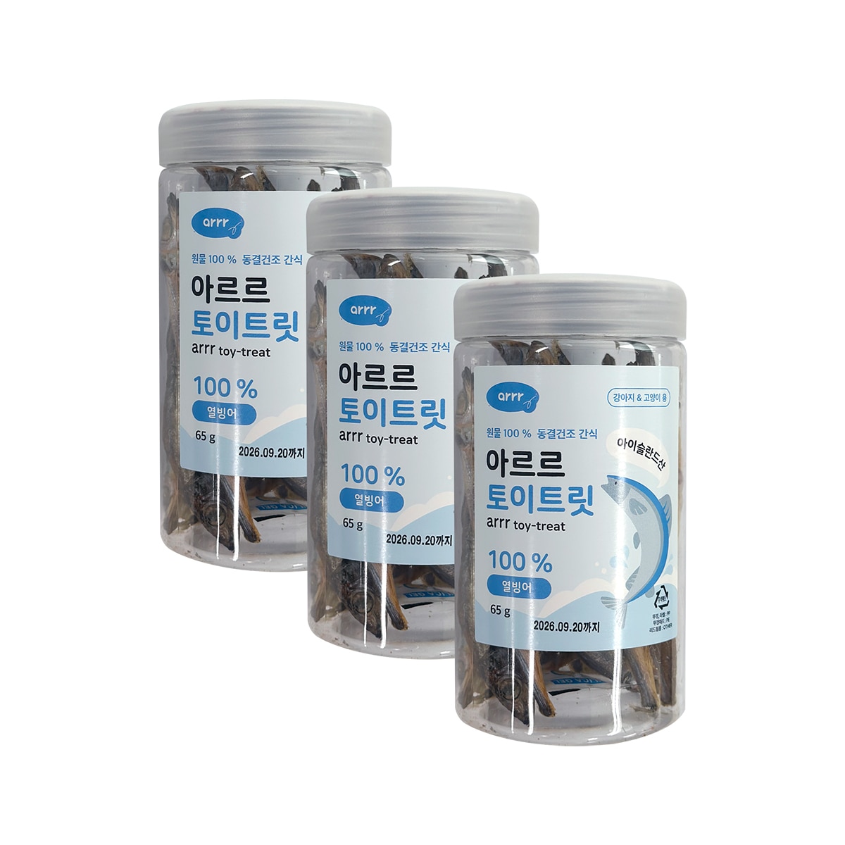 아르르 토이트릿 열빙어 65g x 3