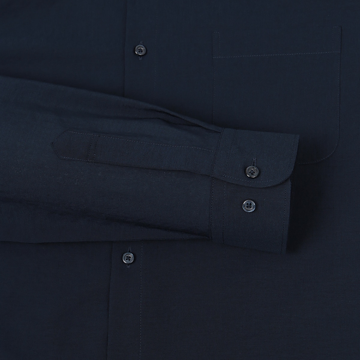 레노마 남성 긴소매 캐주얼 셔츠 - 네이비