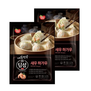 동원 딤섬 새우하가우1.2KG X 2