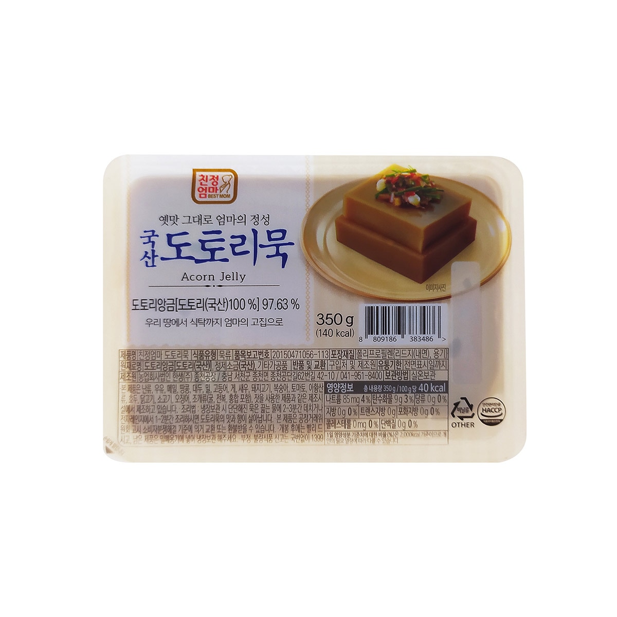 국산 도토리묵 350g x 6