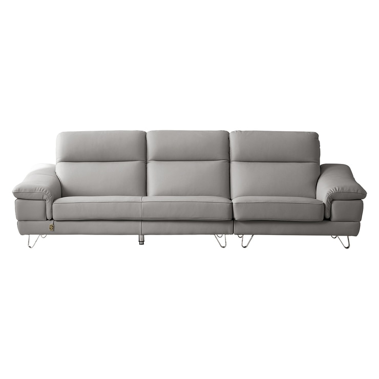 다우닝 레아 스테디 전체 천연가죽 3.5인 소파