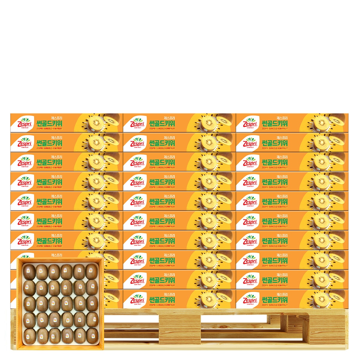 제스프리 제주 골드키위 선물세트 4.6kg x 50ct