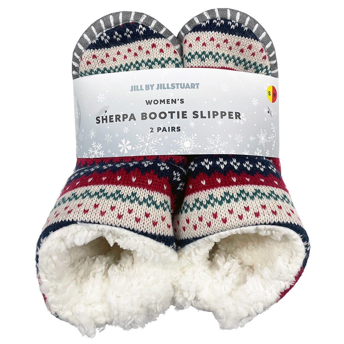 질바이질스튜어트 쉐르파 부티 덧신 2족 - B(노르딕/레드), M/L 질바이질스튜어트 쉐르파 부티 덧신 2족 - B(노르딕/레드), M/L