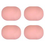 앳하스홈 인조가죽 테이블 매트 4P 45x35cm - 핑크