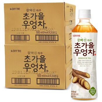 롯데 초가을 우엉차 500ml x 20 x 2 롯데 초가을 우엉차 500ml x 20 x 2